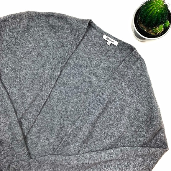 Madewell Sweaters - Madewell Merino Wool Gray Sweater Cardigan